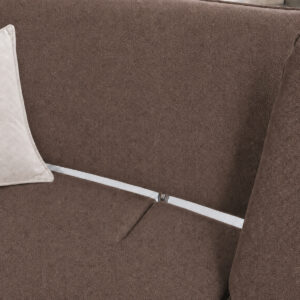 Timea 3seater brown beige cushions