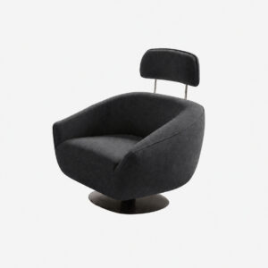 Timea armchair charcoal grey