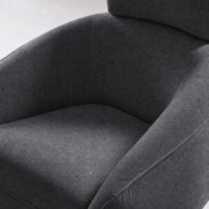 Timea armchair charcoal grey