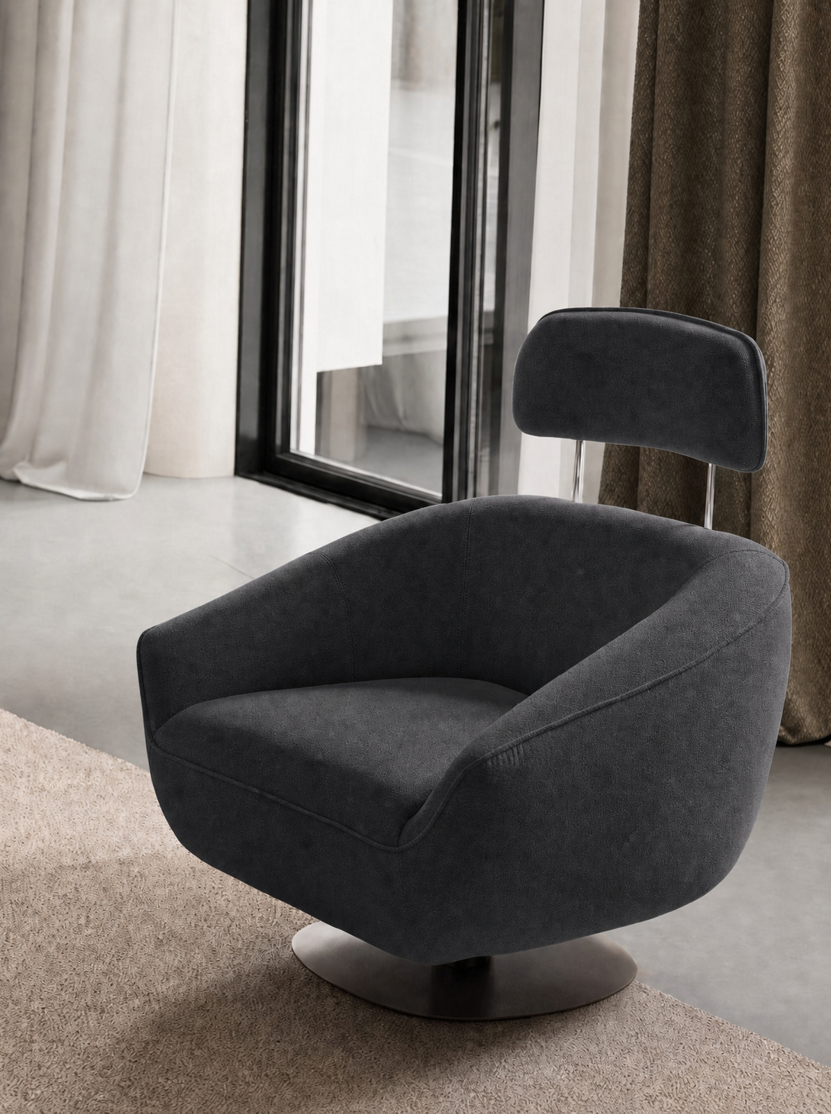 timea-armchair-charcoal-grey-4 Timea armchair charcoal grey
