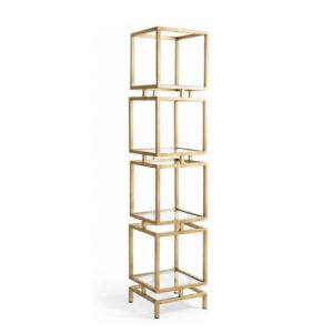 Cube bookshelf gold full hires