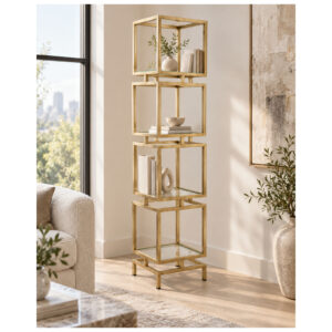 Cube bookshelf gold lifestyle hires (1)