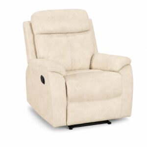 Recliner 1seater upright pale cream 1600px