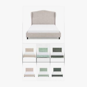 Upholstered bed options