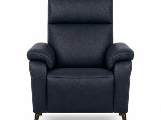 RAVENNA 1Seater Armchair Dark Navy Front white bg