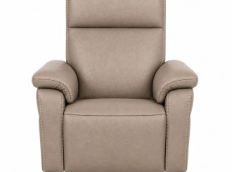 RAVENNA 1Seater Armchair Latte Front white bg